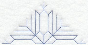 Friendship Cross Half Quilting Square (Double Run)