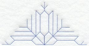 Friendship Cross Half Quilting Square (Double Run)