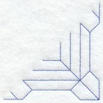 Friendship Cross Quarter Quilting Square (Double Run)