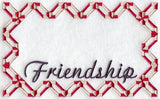 Friendship Cross Quilt Label - Lg