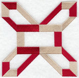 Friendship Cross Quilt Name Block - Lg