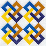 Friendship Chain Quilt Block - 4 Block Lg
