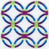 Friendship Ring Quilt Block - 4 Block Lg