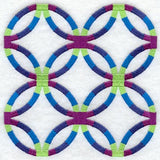 Friendship Ring Quilt Block - 4 Block Lg