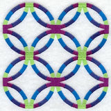 Friendship Ring Quilt Block - 4 Block Lg