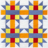 Friendship Star Quilt Block - 4 Block Lg