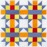 Friendship Star Quilt Block - 4 Block Lg