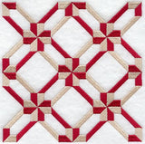 Friendship Cross Quilt Block - 4 Block Lg