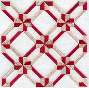 Friendship Cross Quilt Block - 4 Block Lg