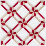Friendship Cross Quilt Block - 4 Block Lg