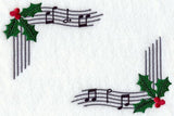 Holly Jolly Music Note Corners