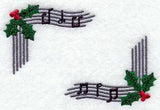 Holly Jolly Music Note Corners