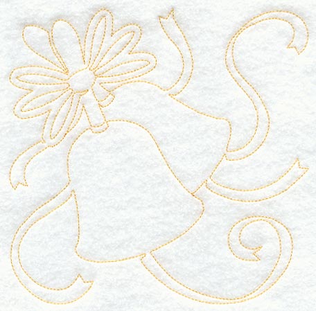 Ringing Bells Quilting Square (Single Run)