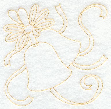 Ringing Bells Quilting Square (Single Run)