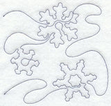 Winter Flurries Quilting Square (Single Run)