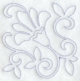 Country Home Flower Quilting Square (Single Run)