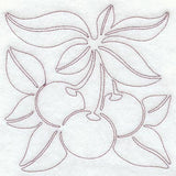 Country Home Cherry Quilting Square (Single Run)