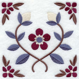 Country Home Flower Square