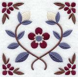 Country Home Flower Square