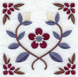 Country Home Flower Square