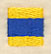 Nautical Flag D - 1 Inch