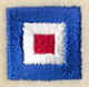Nautical Flag W - 1 Inch