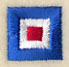 Nautical Flag W - 1 Inch