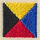 Nautical Flag Z - 1 Inch