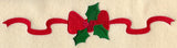 Holly and Ribbon Border