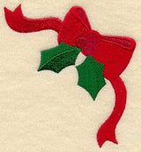 Holly and Ribbon Corner