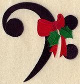 Bass Clef with Holly