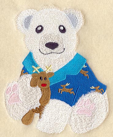 Paddy Polar Bear in Pajamas