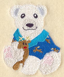 Paddy Polar Bear in Pajamas