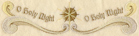 O Holy Night Christmas Carol Border