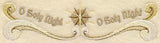 O Holy Night Christmas Carol Border