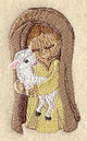 Shepherd Holding a Lamb