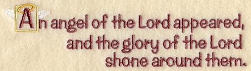 An Angel Appeared (Luke 2:9)