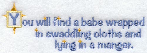 A Babe in Swaddling Cloths (Luke 2:12)