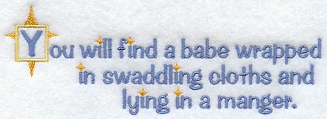 A Babe in Swaddling Cloths (Luke 2:12)