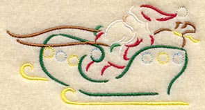 Santa's Speedy Sleigh (Crystals)