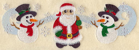 Santa and Snowbuddies Trio