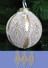 Starburst Ornament Cover (Lace)