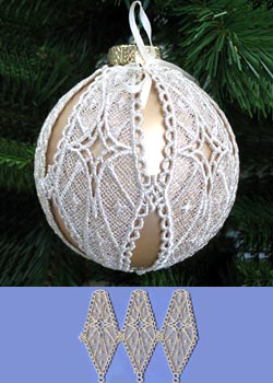 Starburst Ornament Cover (Lace)