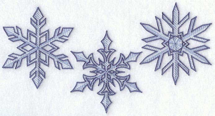 Snowflake Trio