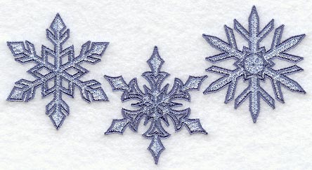 Snowflake Trio