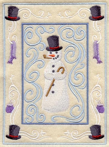 Victorian Christmas Snowman