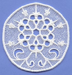 January Snowflake Coaster (Lace)