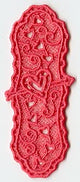 February Heart Bookmark (Lace)
