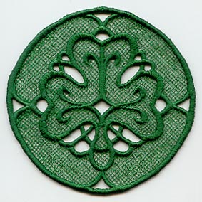 March Clover Coaster (Lace)