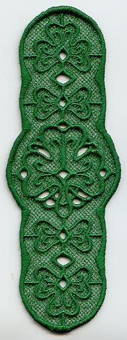March Clover Bookmark (Lace)